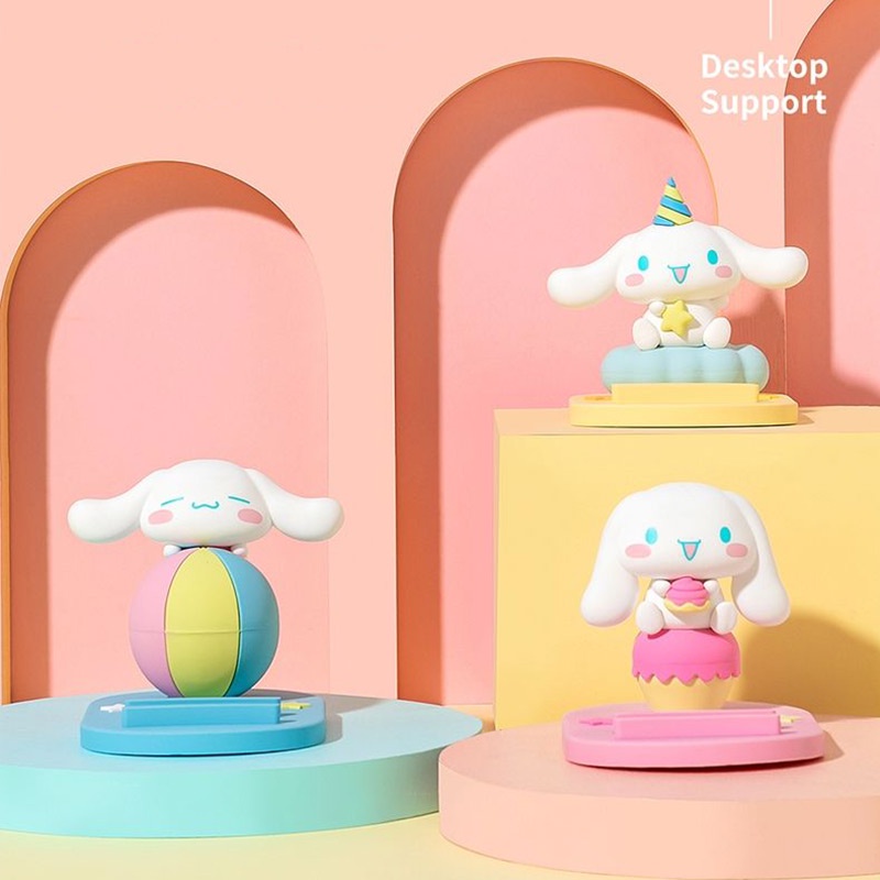 SANRIO Disney Giá Đỡ Điện Thoại Bằng acrylic Hình Gấu / Người Ngoài Hành Tinh / Dâu Tây Để Bàn Trang Trí
