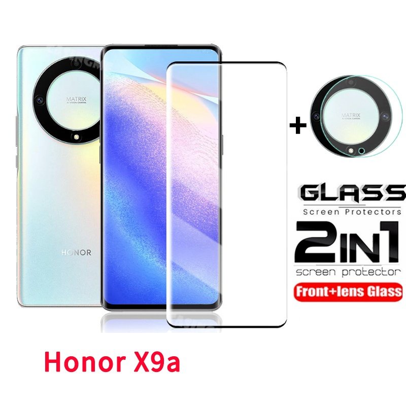Kính Cường Lực 2 Trong 1 Bảo Vệ Toàn Màn Hình Cho Honor X9A X9 X8 X7 A X9A X8A X7 X 9 A Honor X9A 5G