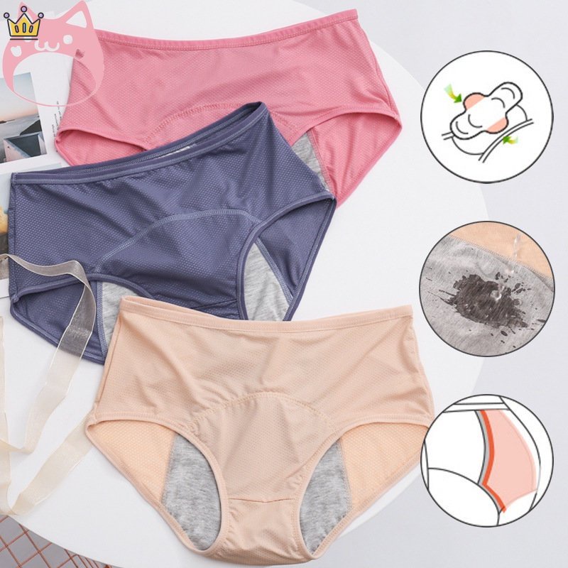 Quần Lót Cotton Lưng Cao Chống Tràn Bảo Vệ Cho Nữ JP5