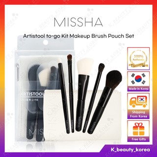   MISSHA  Artistool Bộ Dụng Cụ To-Go Kit   Bộ Cọ Trang Điểm Make Up Brush Pouch Set   Trang Điểm Makeup Tool  HÀN QUỐC  