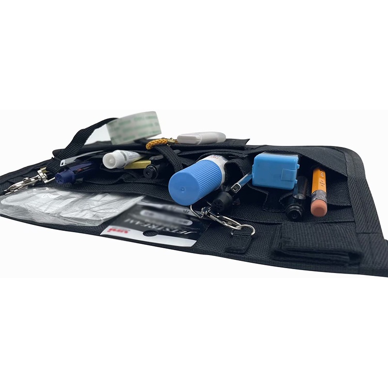 Túi Nylon Đựng Dụng Cụ Sơ Cứu Y Tế / Kéo Thắt Lưng Màu Đen Chất Lượng Cao