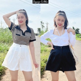 Quần Đùi Nút Lưng Chun