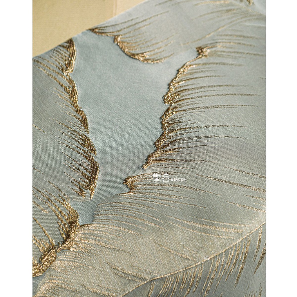 Vải Jacquard Họa Tiết Lá Chất Lượng Cao 1.45m * 0.5m 350g / m
