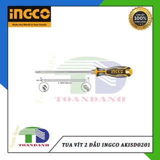 Tua vít 2 đầu ingco akisd0201