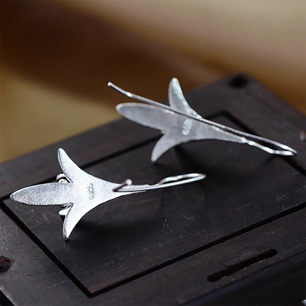 1 Đôi Bông Tai Hợp Kim Dáng Dài Hình Hoa Trang Nhã Dành Cho Nữ