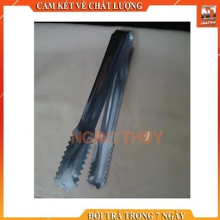 Kẹp gắp đá inox răng cưa NT