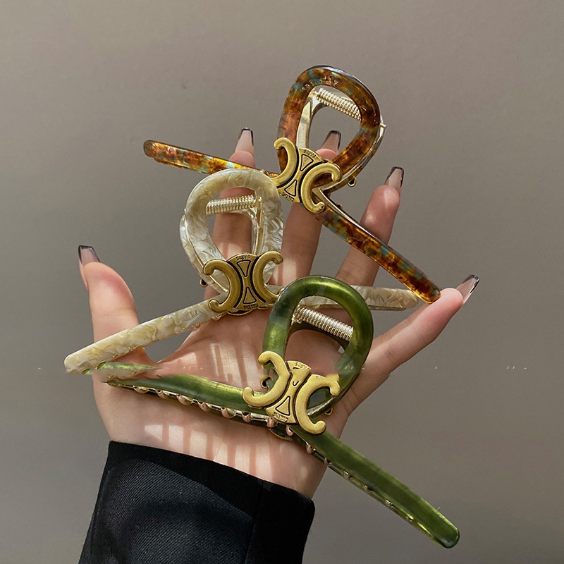 Kẹp Tóc retro Oversize Cao Cấp Thời Trang Hàn Quốc Cho Nữ