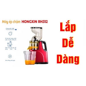 Máy ép chậm hoa quảHongxing RH-312, ép rau củ hoa quả, máy ép chậm trái cây - Bảo hành 12 tháng