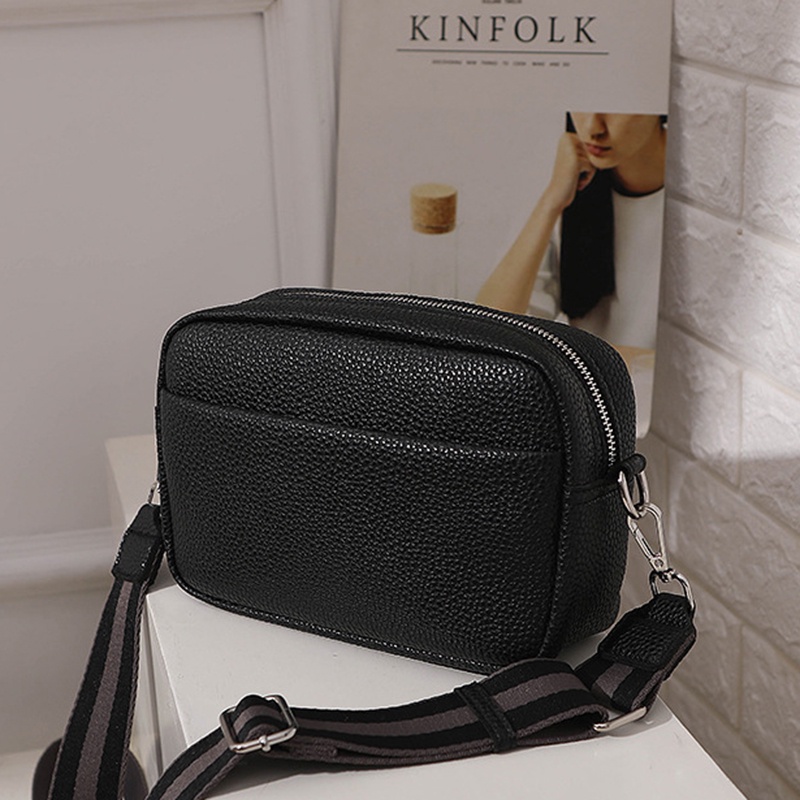 Túi Da Đeo Vai Hình Vuông Cỡ Nhỏ Phong Cách harajuku Thời Trang Cho Nữ