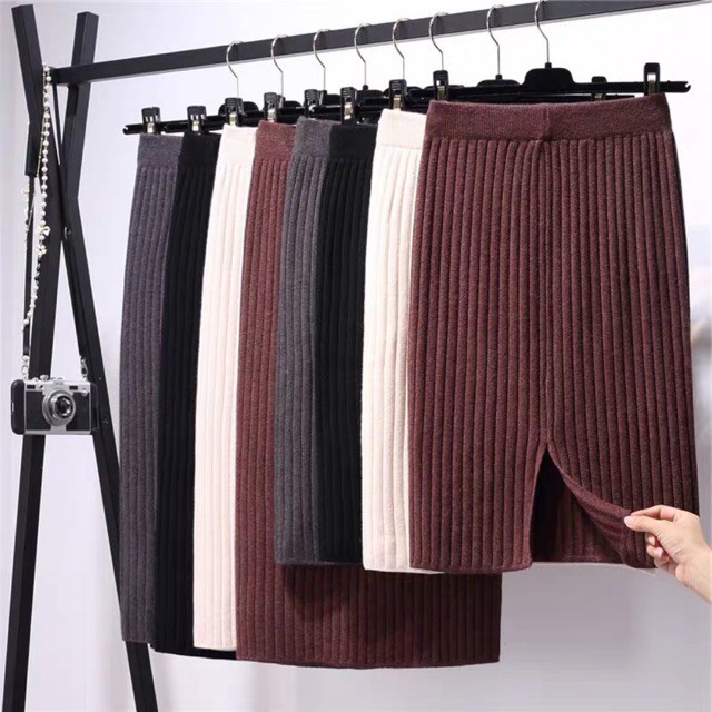 (ORDER) Chân váy len dáng ngắn, dài (kèm ảnh thật)
