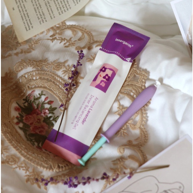 [Sản phẩm mới] Gel dưỡng ẩm cân bằng vùng kín Inner Garm Aroma Lavender hương hoa oải hương - Hộp 6 ống