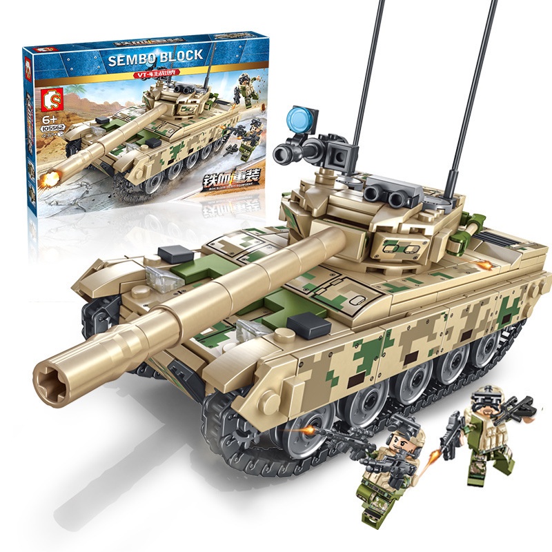 Bộ đồ chơi Lắp Ráp Mô Hình xe tăng MOC 432 chi tiết xe tăng quân đội quân sự giá rẻ tiger đức t34 t90 kv việt nam