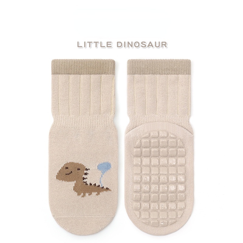 Đôi Vớ Chống Trượt Thoải Mái Họa Tiết Động Vật Cho Bé