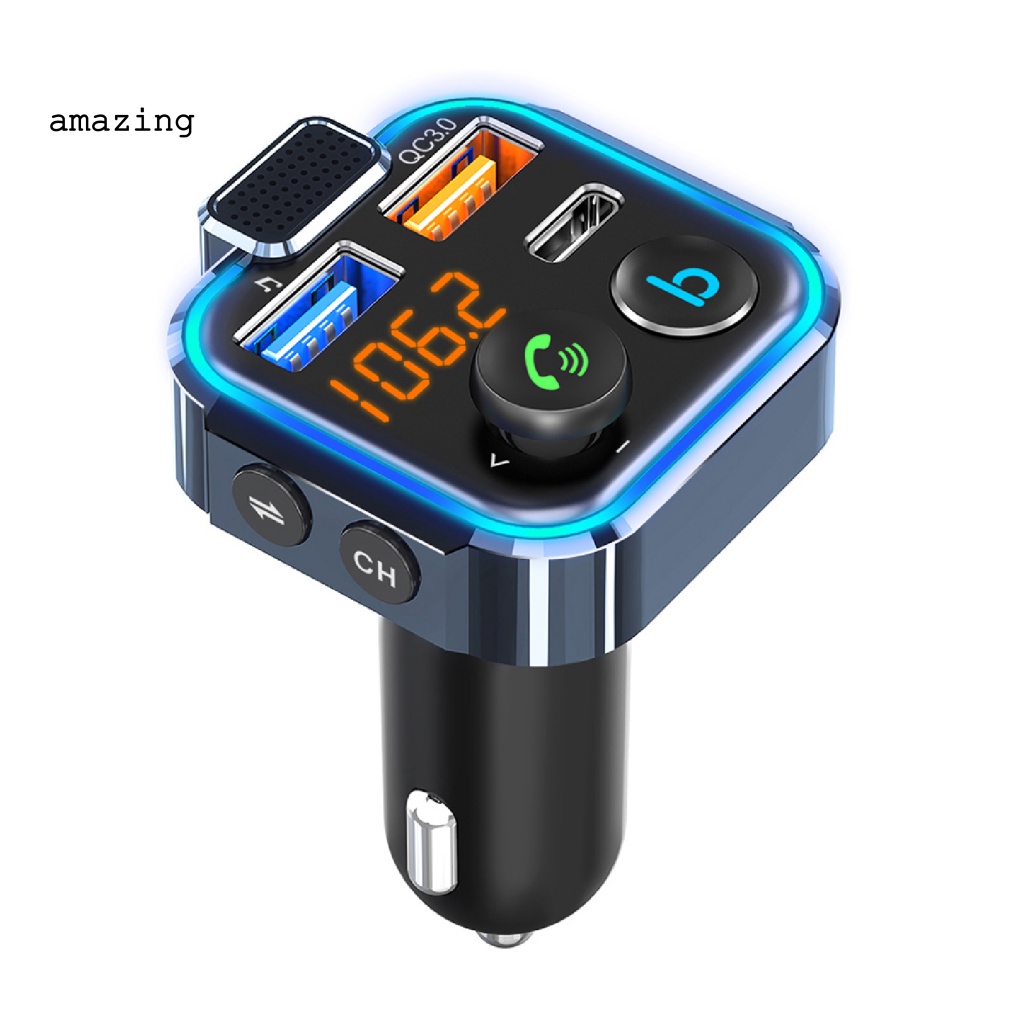 Máy Phát Nhạc BT23 FM Bluetooth 5.0 Thông Minh Có Thể Điều Chỉnh Cho Xe Hơi / Xe Tải