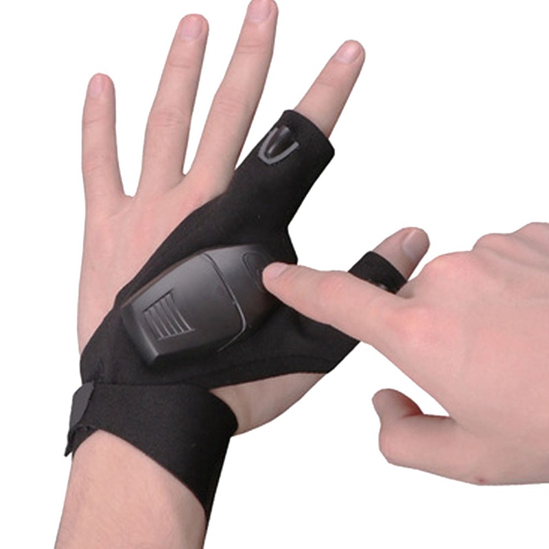 Găng Tay Đèn Pin LED Có Thể Sạc Lại Dùng Để Sửa Chữa Câu Cá