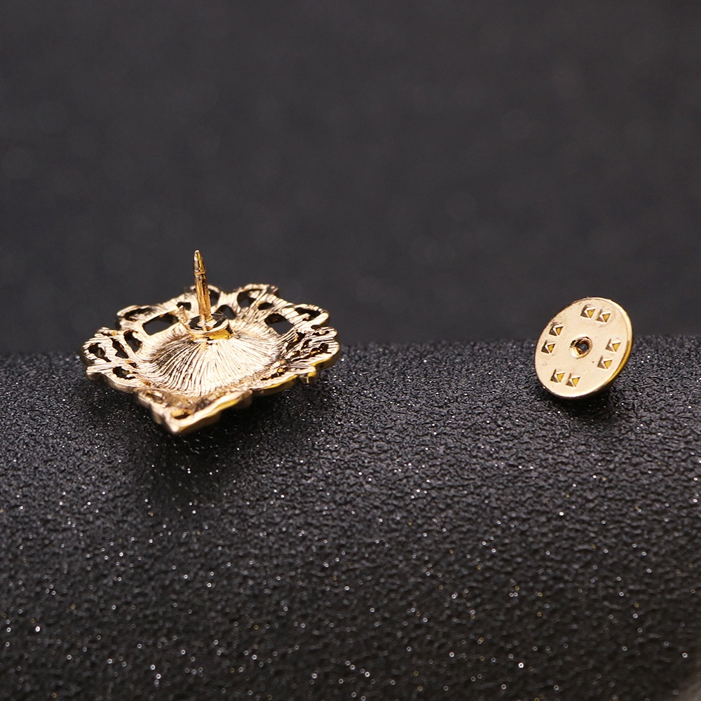 Ghim cài áo EFAN hình giọt nước độc đáo bằng đá quý cổ điển cho nam và nữ