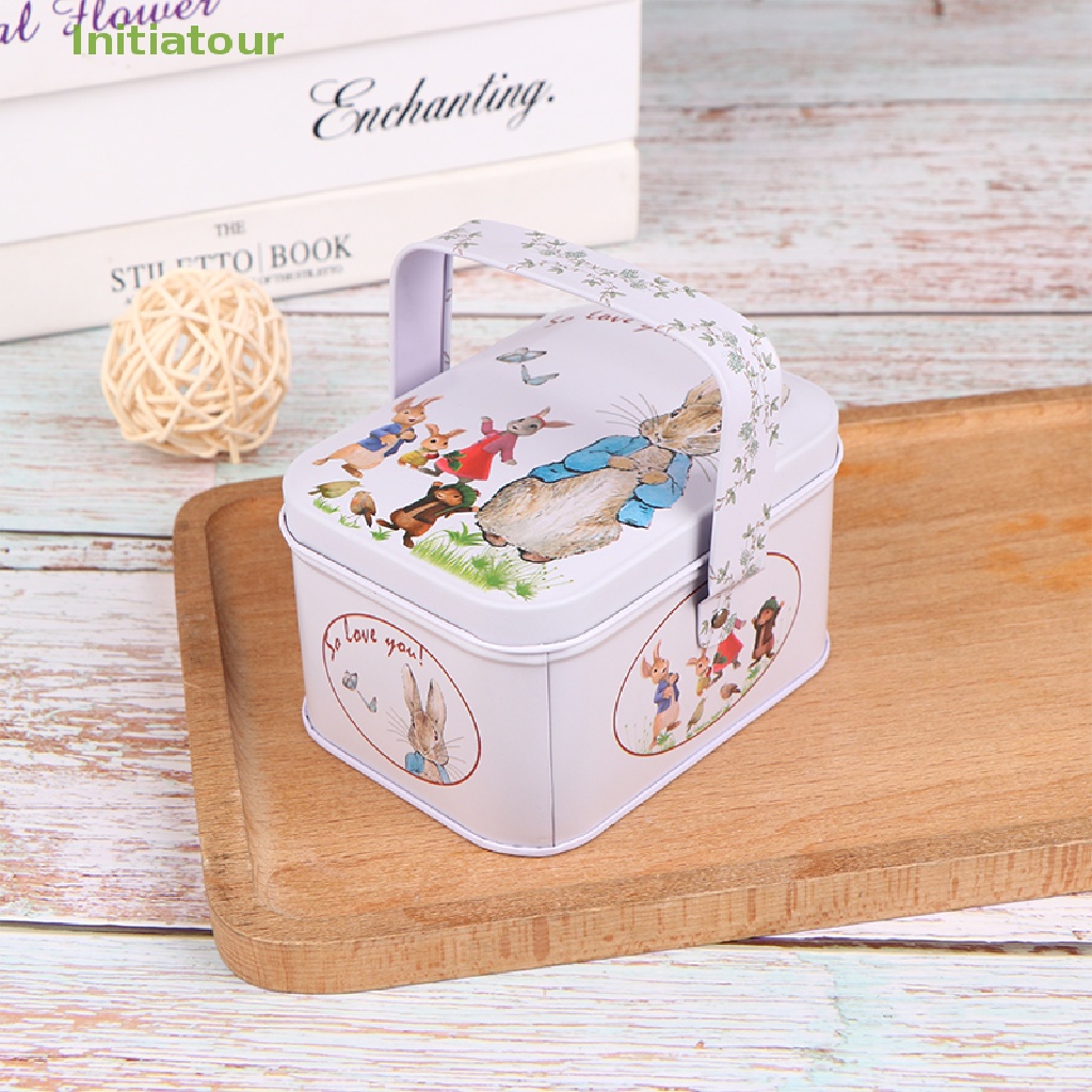 Hộp Thiếc Nhỏ Đựng Kẹo / Tai Nghe Phong Cách Vintage