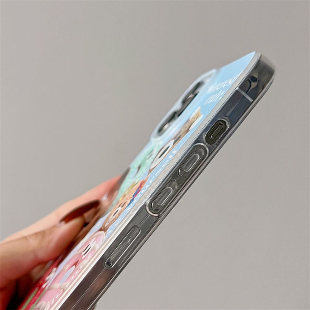 Ốp Điện Thoại TPU Mềm Chống Trầy Hình Bánh Donut Cho IPhone 11 12 13 14 Pro Max 14 Plus X XS XR