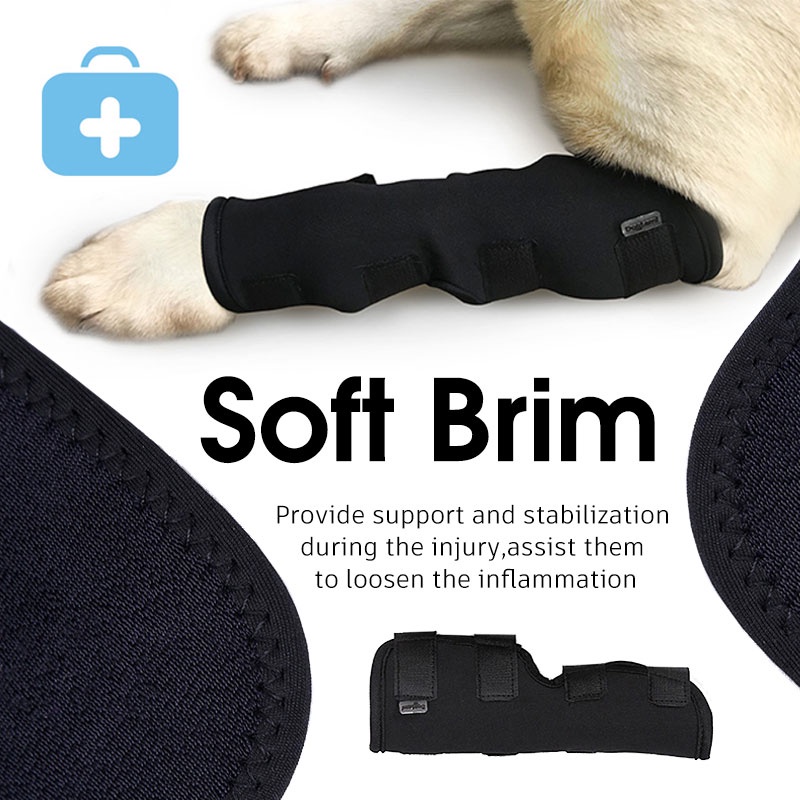 HamshMoc Đai Quấn Mềm Mại Bảo Vệ Vết Thương Chống Bong Gân Có Thể Điều Chỉnh Cho Thú Cưng