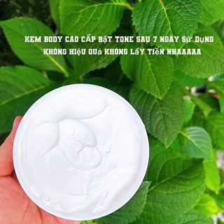 Kem body dưỡng da trắng da nâng tone 250gr handmade