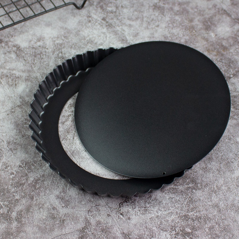 Khuôn Tart Nhôm Tròn Đế Rời Chống Dính 15,5cm và 19cm