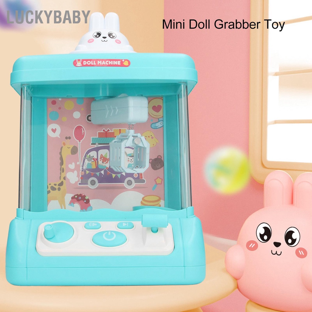 Đồ Chơi Máy Gắp Thú Bông Mini Size Nhỏ - có Nhạc nhẹ dễ thương Đồ Chơi cho bé - LUCKYBABY