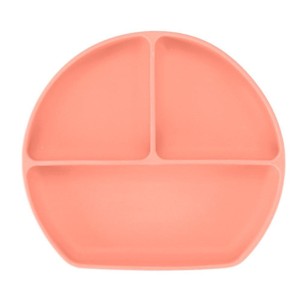 WONDER Silicone Plate Kitchen Food Container Kid Feeding Bowl Storage Tray Vegetable Fruit Plate Bread Cake Pan Baby Feeding Plate