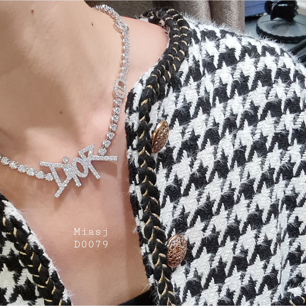 Tổng dây chuyền xoàng Bạc Ý S925 đính đá Cz cao cấp sang trọng nhiều kiểu | Mi.A Trang sức bạc