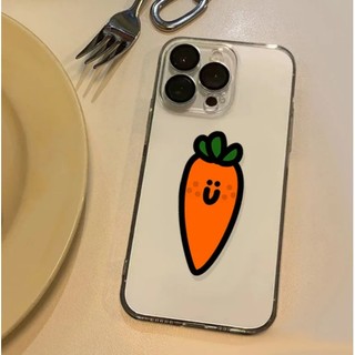 Ốp Điện Thoại Hình Củ Cà Rốt Màu Nhám Cho IPhone 11 12 13 14 Pro MAX IP 12 11 Pro MAX 6 6s 7 8 Plus X XS XR MAX