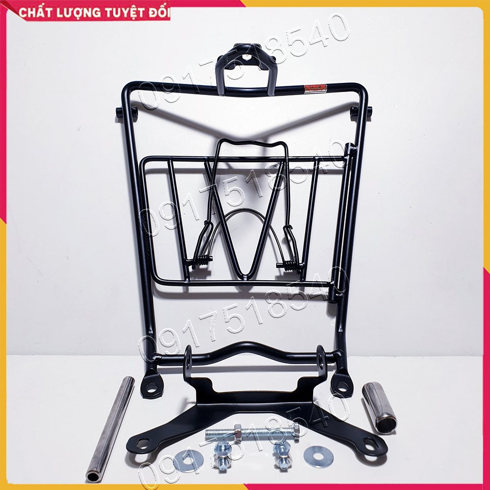 Baga Giữa Inox Sơn Đen Tĩnh Điện Dầy 10ly Gắn YAMAHA NVX V1