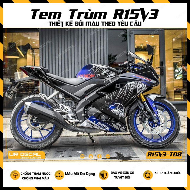 Tem Xe Yamaha R15 V3 Vernom mẫu trùm cự chất | R15V3 T08