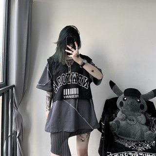 (Có Ảnh Thật) {ORDER} Áo sơ mi kèm tank top croptop blazer unisex ulzzang street style Hàn