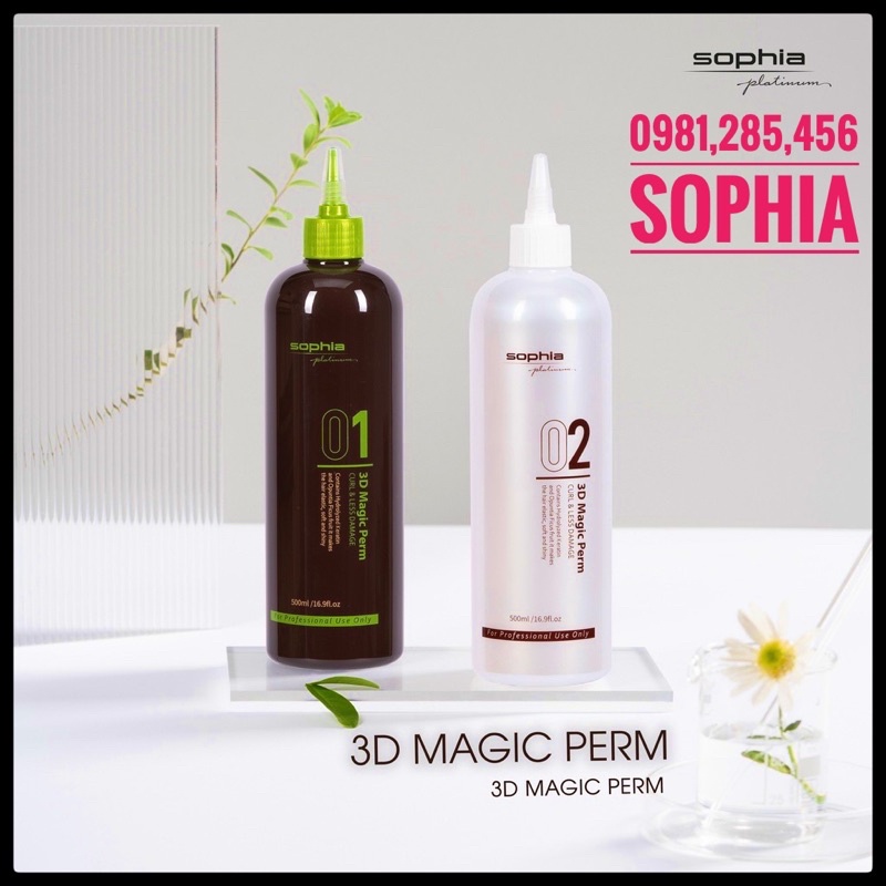 Thuốc uốn tóc 3D thần kỳ sophia 500ml