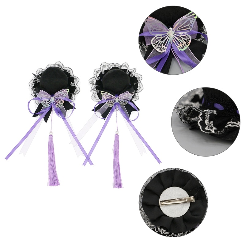 Kẹp Tóc Hình Nơ Giả Mừng Năm Mới Ngọt Ngào