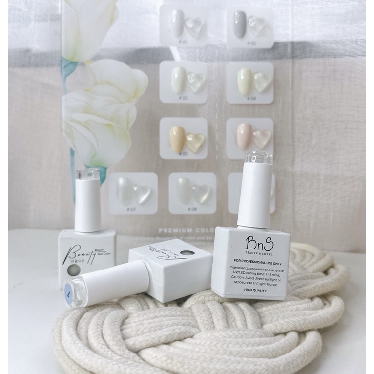 Set sơn Trắng 9 màu BNS cao cấp