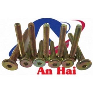 Vít lục giác chìm m6/m8 - vít đầu lục giác- thân bulong - mạ 7 màu