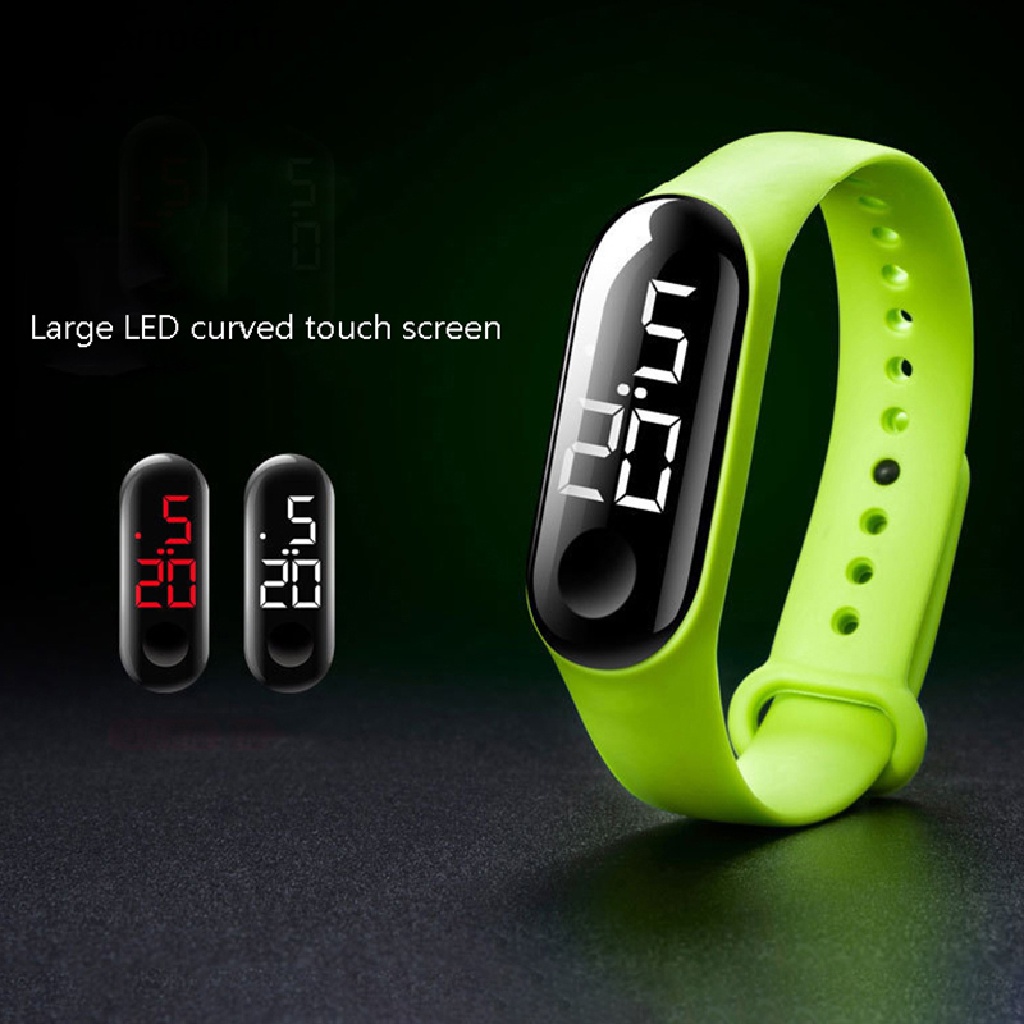 {iffarmerrtr} Đồng Hồ Thể Thao Thông Minh Có Đèn LED Kỹ Thuật Số Chống Thấm Nước Muti color Cho Trẻ Em