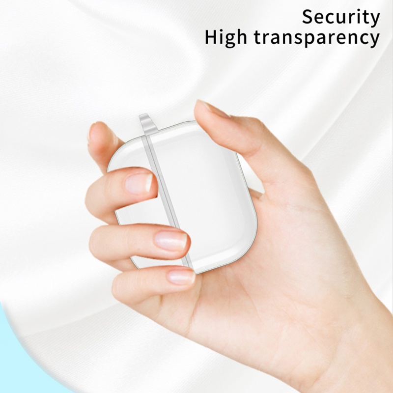 Vỏ Bảo Vệ Hộp Sạc Tai Nghe Lenovo LP40 Pro Lenovo LP40s thinkplus LP40 Trong Suốt Kèm Móc Đơn Giản