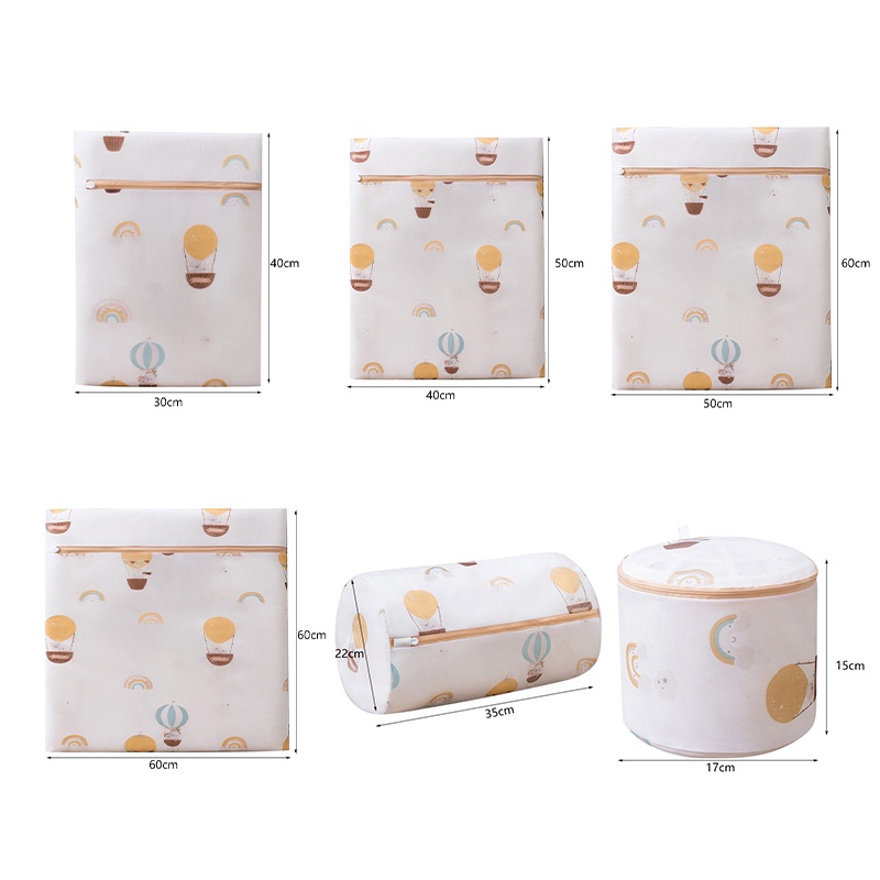 Túi Giặt Đồ In Họa Tiết Xinh Xắn Tiện Dụng