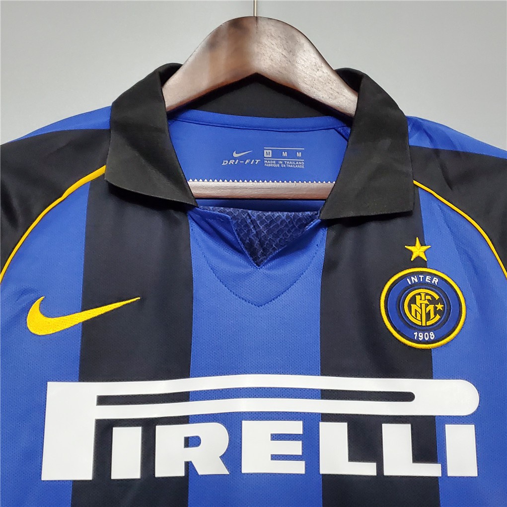 2001-02 Áo bóng đá sân nhà Inter Milan
