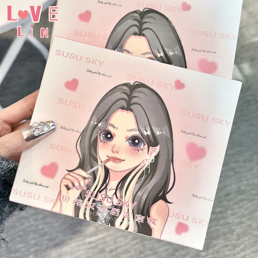 Hộp 6 Son Môi SUSU SKY Betty Trang Điểm Cho Nữ
