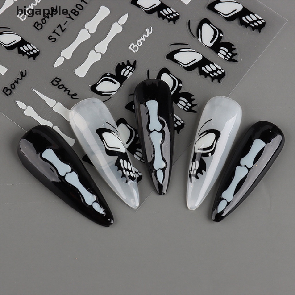 Đề Can 3D Phát Quang Phong Cách Halloween Dùng Để Trang Trí Móng Nghệ Thuật