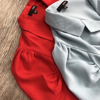 Đầm sơ mi Mixxo tay phồng