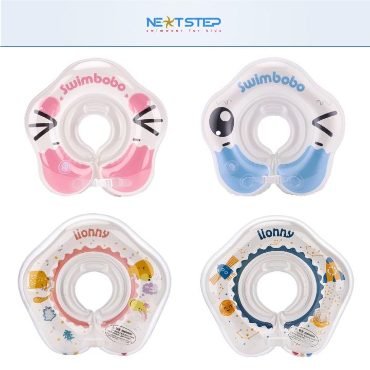 Phao cổ cho bé sơ sinh, hiệu SWIMBOBO, chống lật, tập bơi cho bé trên dưới 1 tuổi