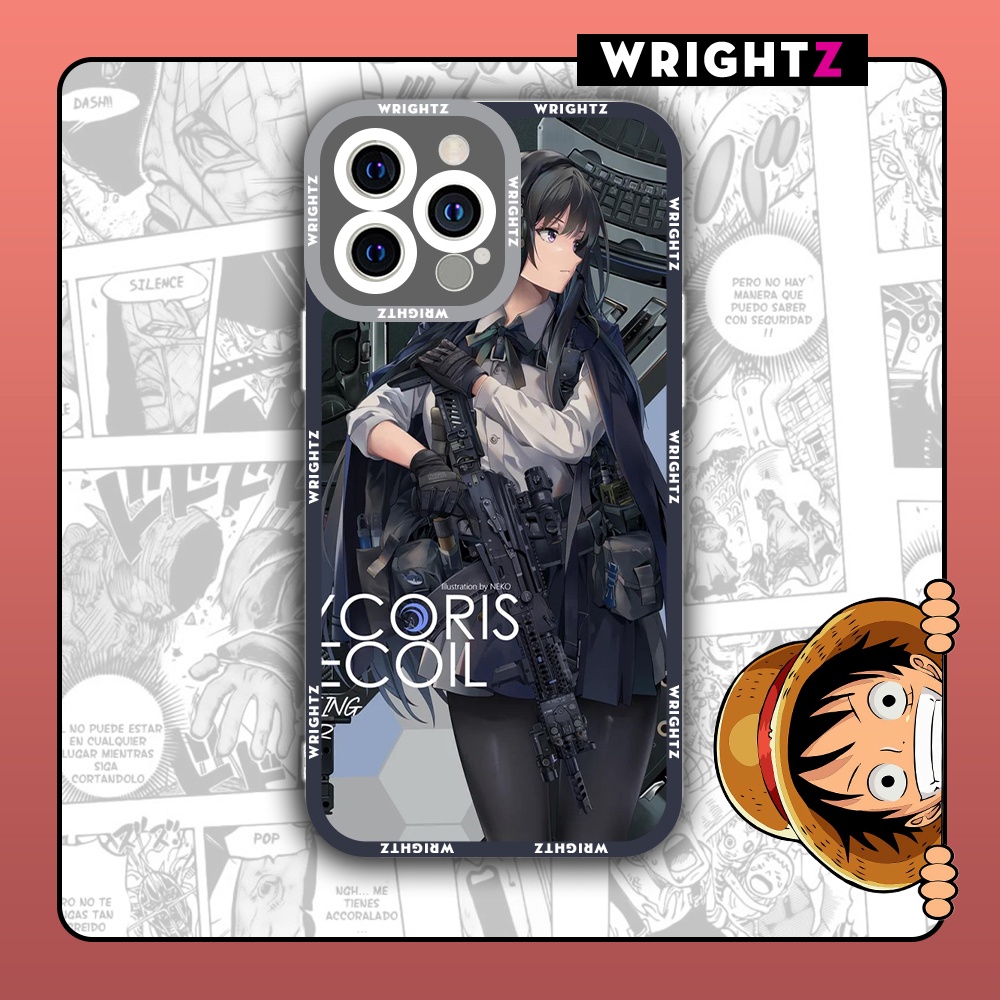 Ốp lưng iphone cạnh vuông WrightZ Takina Inoue - Lycoris Recoil Anime Manga 8plus/x/xs/11/12/pro/max/plus/promax