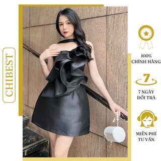 Đầm A cup bèo ngực dây choàng cổ phong cách sexy quyến rũ CHIBEST HDC013