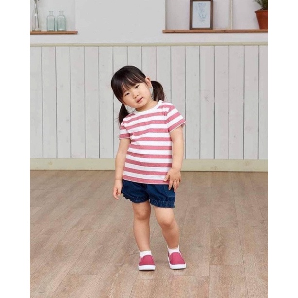 Áo Phông Cộc Tay Xuất Nhật Cotton Oragnic Mềm Mát Nhiều Mẫu M.uji Kẻ Ngang Hàng Việt Nam Xuất Khẩu - TIMI Shop