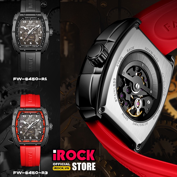 iRock Mark 2 - Đồng Hồ Nam Thời Trang - Automatic Cao Cấp Chạy Full Kim - Chống Nước 30M