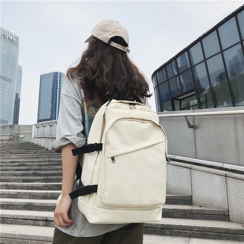 Balo ulzzang khoá ngăn chéo D369
