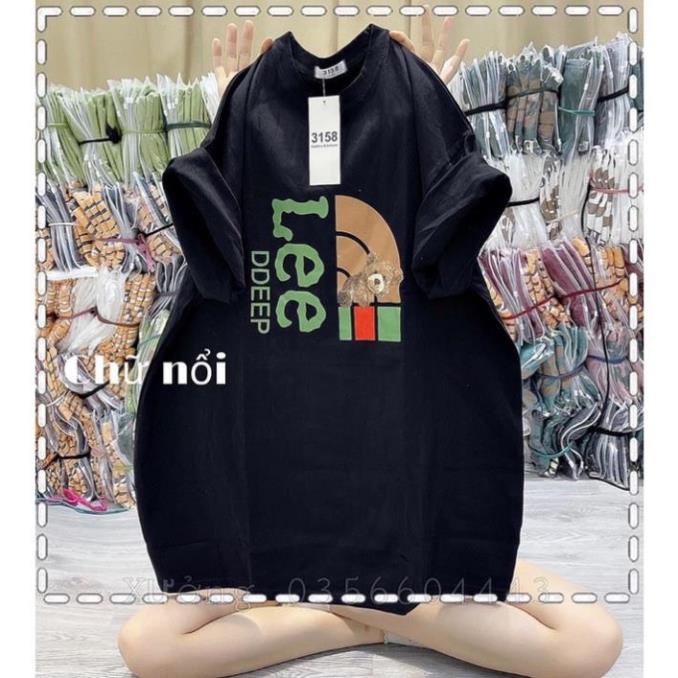[Rẻ Vô Địch] Áo Thun 3158 Cotton Khô Form Rộng Nam Nữ Unisex Lee Gấu